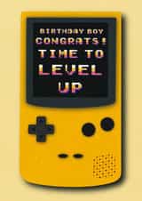 nintendo game Birthday Card 14943 created by Paper Wishes Co