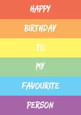 Happy birthday to my favourite person created by GawjusCards