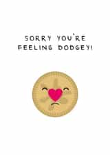 get well soon feeling Get Well Card 19526 created by Fifi Designs