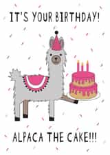 alpaca the Birthday Card 16141 created by Creative Gemz