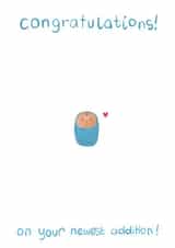 Baby baby boy Card 38707 created by Locky Taylor