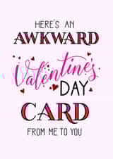 akward card Valentines Day Card 43705 created by rachels_type
