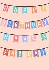 bunting fab Birthday Card 19807 created by Amber Jane