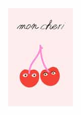 mon cheri french Love & Friendship Card 11207 created by Warwick Studios