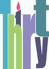 30 30th Birthday Card 1865 created by Perkins & Morley