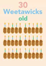 Weetabix wicks - 30 of them! created by Lisa Wardle