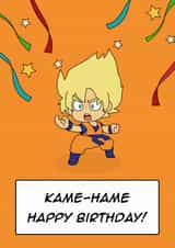 Cute Birthday Card - Dragon Ball Z - Goku created by Rishi
