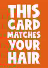 Happy birthday funny ginger brother sister dad mum son daughter created by Naomi Park