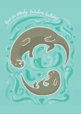 otter otterly Birthday Card 19816 created by Ellie Newbury