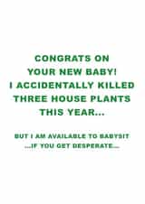 congrats congratulations New Baby Card 43714 created by Designed By Her