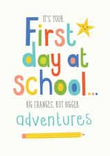 first day Good Luck Card 19842 created by Gingerbred