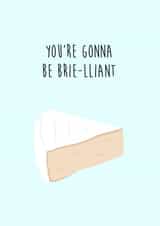 Brie-lliant card created by MJB Design