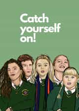 Derry girls ireland Congratulations Card 18182 created by Boy Oh Boy Designs