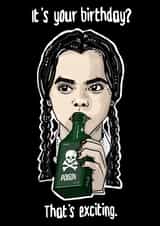 goth gothic Birthday Card 19786 created by Dark Cult Art