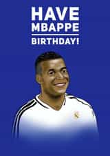 Kylian Mbappe Birthday card created by Elgo Designs