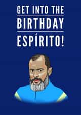 Nuno Espírito Santo Birthday Card created by Elgo Designs