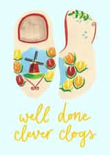 well done clever clogs Exams Card 18386 created by Daisy Humphries
