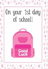 goodluck school Good Luck Card 16595 created by Rachel J Designs