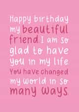 Happy Birthday My Beautiful Friend created by The_positiveway8