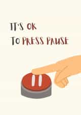 press pause ok Thinking of you Card 17609 created by crystal chou