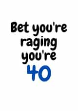 raging angry Birthday Card 2881 created by Stray Funk Design