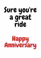 great ride Anniversary Card 2882 created by Stray Funk Design