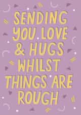 sending love Sympathy Card 18752 created by Wandering Studio Co.