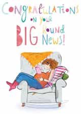 congratulations big Pregnancy Card 1748 created by Rebecca Bagley