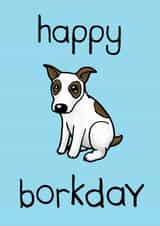 bork borkday Birthday Card 14559 created by Blair