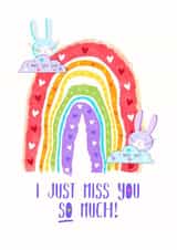 miss you Love & Friendship Card 19942 created by Sienna & Eva x Little Cat Creates