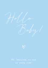 hello baby New Baby Card 19770 created by HM Designs