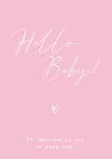 hello baby New Baby Card 19771 created by HM Designs