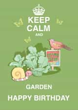 keep calm Birthday Card 2410 created by Siobhan at april rose