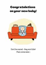 baby congratulations New Baby Card 18371 created by Kim&Tonic