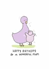 wonderful mum Birthday Card 18632 created by Jessica Woodhouse