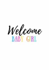 welcome baby New Baby Card 19991 created by Clement & Cedar