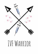 IVF Warrior Card created by @Laura Lonsdale Designs