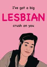 lesbian gay Valentines Day Card 44793 created by Emily Render