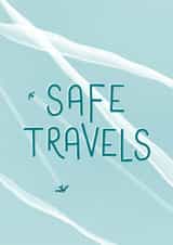 safe travels Leaving Card 18755 created by Wandering Studio Co.