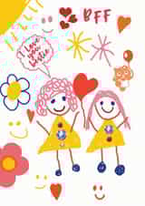 from the kids bestie Love & Friendship Card 19960 created by Freya x Giddy Kipper
