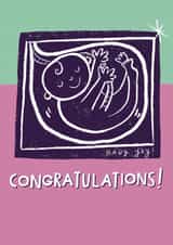 scan adult New Baby Card 17378 created by @AimeeStevens.Design