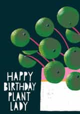 plant pilea Birthday Card 17380 created by @AimeeStevens.Design