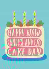cake blow Birthday Card 18316 created by AneaCC