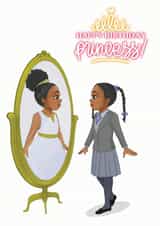 Cute Birthday Card - Birthday Princess - For Her created by InclusiviTwee