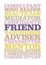 Friendship Thank You Just because Card 13643 created by Rosie Robins