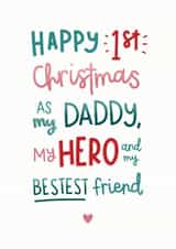 First Christmas as my Daddy Card created by Kimberley Rose Studio