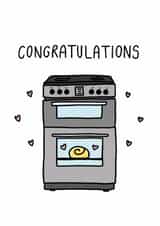 bun oven Pregnancy Card 15660 created by Hannah Can't Draw