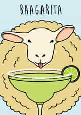 margarita sheep Birthday Card 18796 created by Holly Collective