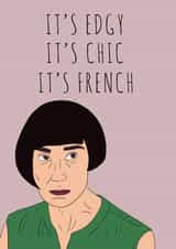 Fleabag Claire Just because Card 19676 created by The Chipper Whippet