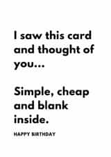 saw thought Birthday Card 19086 created by Samuel Breeze